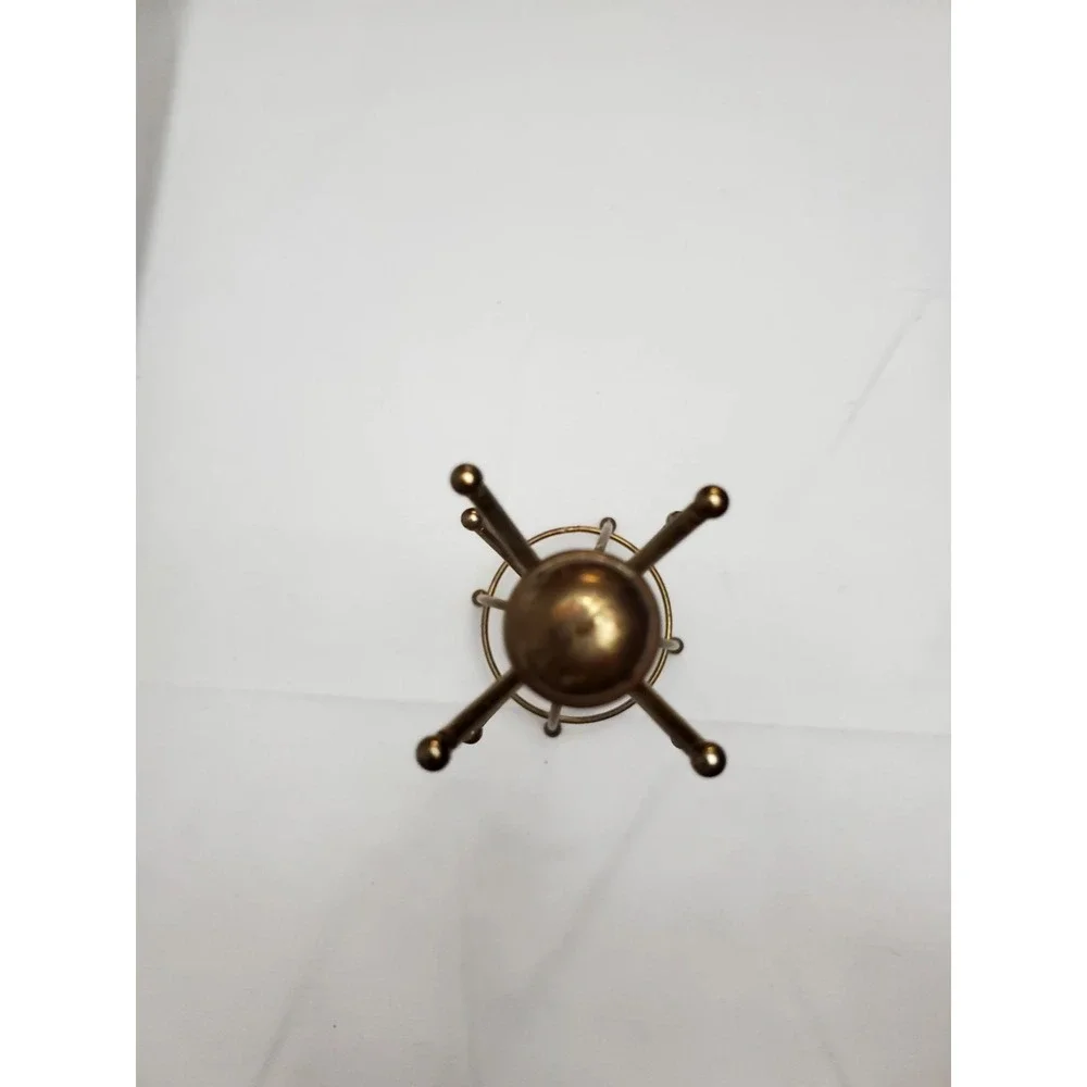 Vintage Brass Coat Rack‎ 11